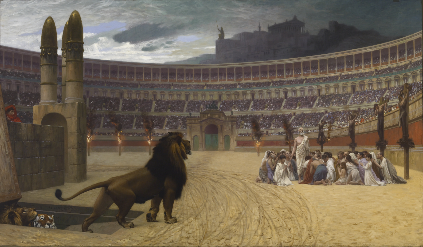 The Christian Martyrs' Last Prayer - Jean-Léon Gérôme