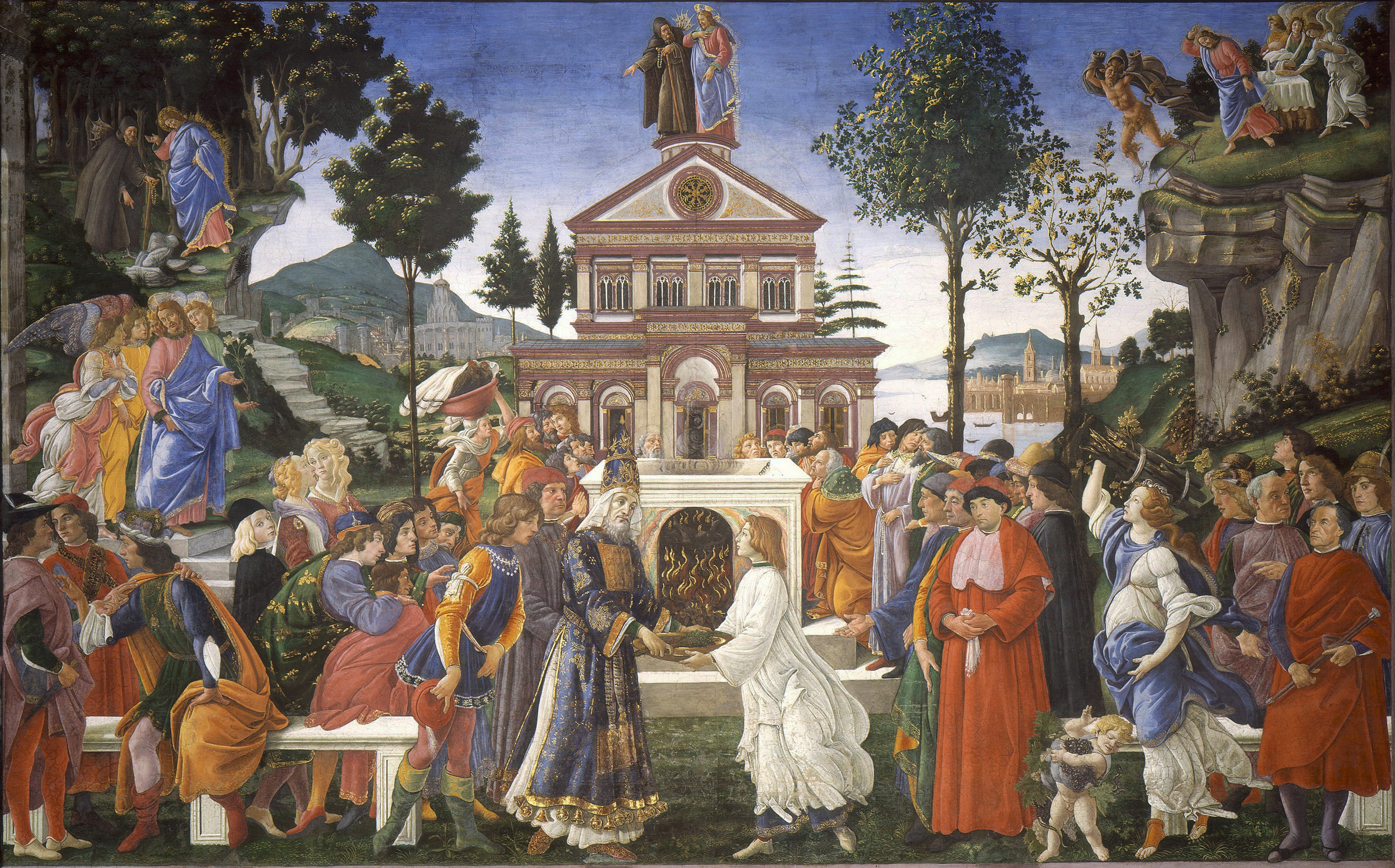 The Temptation of Christ - Sandro Botticelli